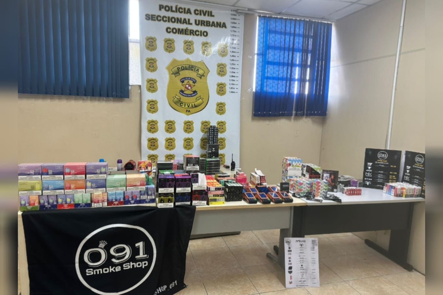 Polícia Civil apreende mais de 800 cigarros eletrônicos no Pará