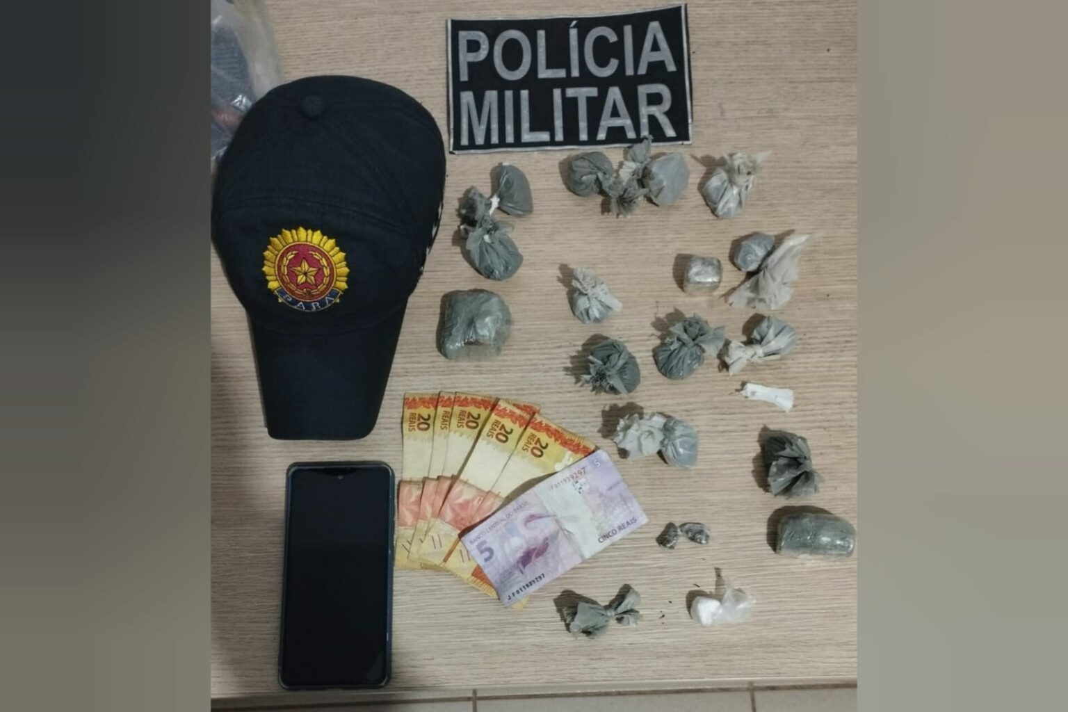 Homem é preso com porções de maconha, cocaína e oxi no Pará