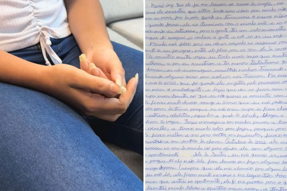 Adolescente acusa padrasto de aplicar testosterona em seu corpo e relata estupro em carta