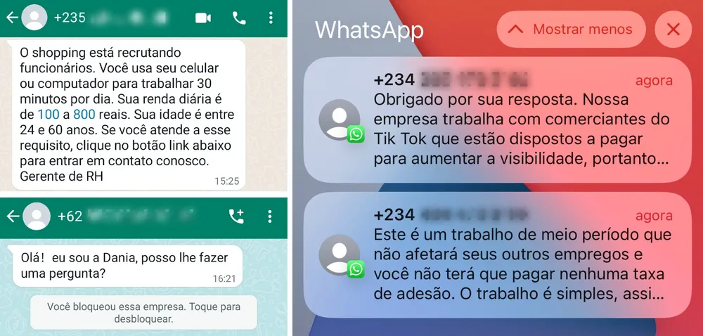 tradução de send me your whatsapp number