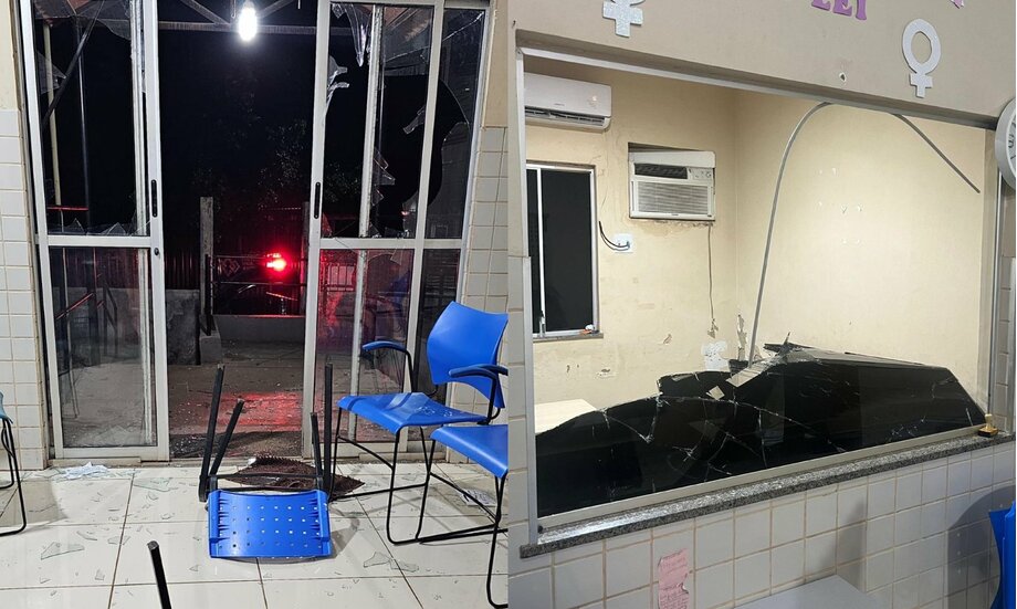 Homem surta e destrói portas, janelas e computador na Delegacia da Mulher no Pará