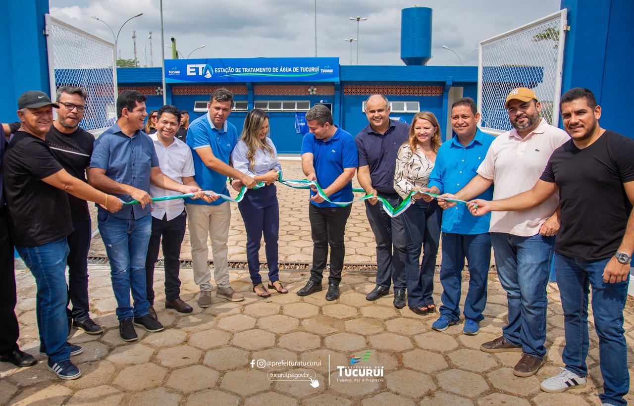 Prefeitura de Tucuruí inaugura Estação de Tratamento de Água