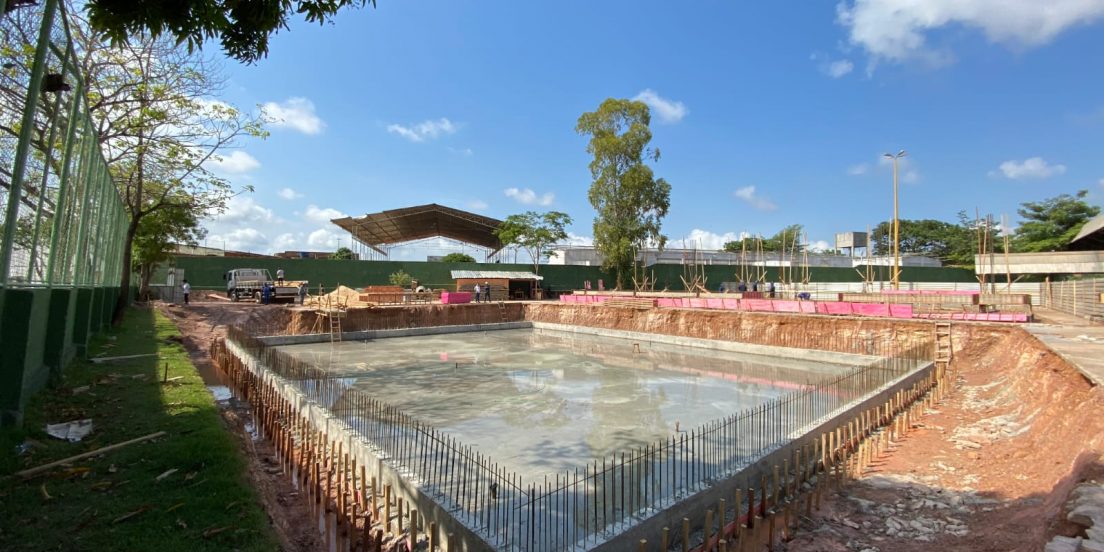 Construção de piscina semiolímpica atenderá público das escolas municipais
