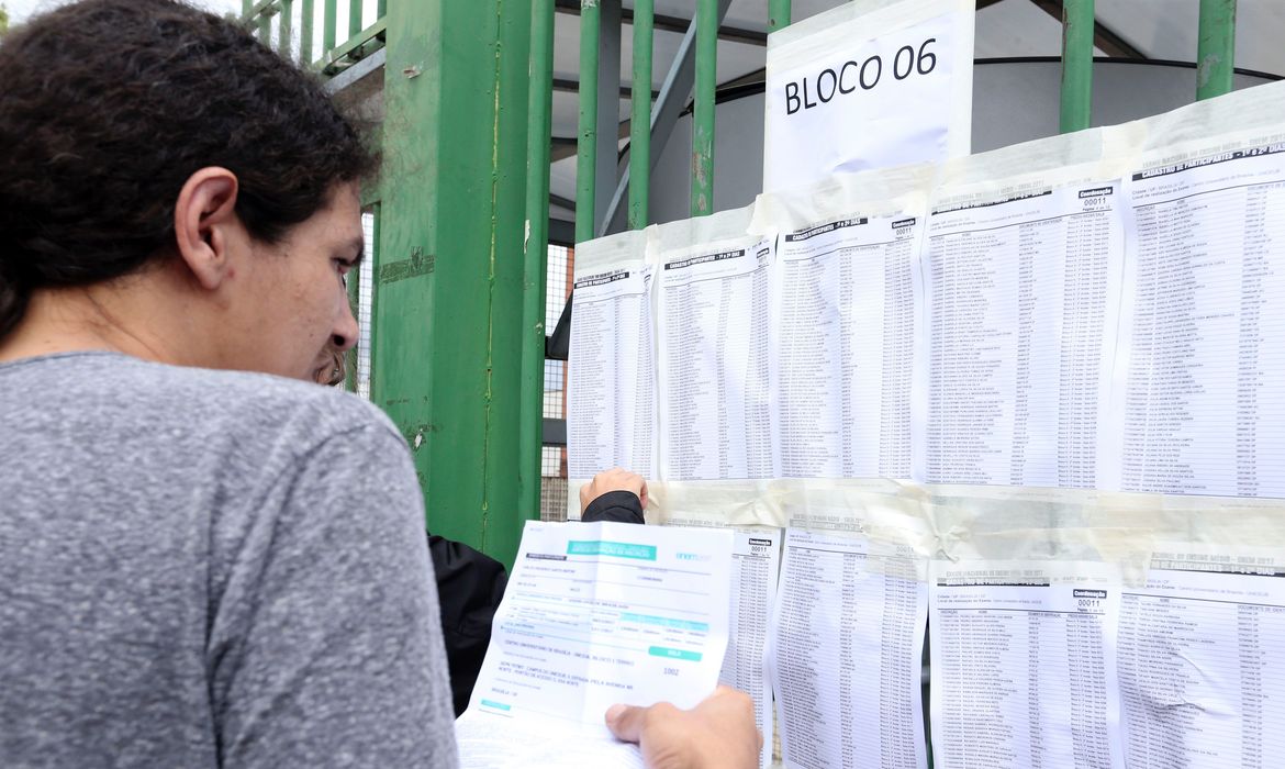 Sala de controle monitora 9,4 mil locais de aplicação do Enem