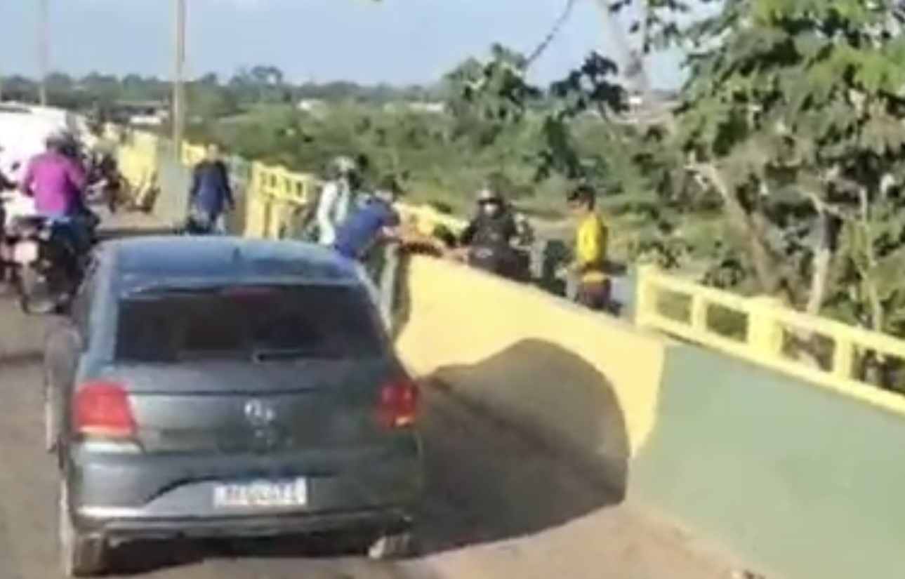 PM impede homem de jogar mulher da ponte sobre o Rio Itacaiunas, em Marabá