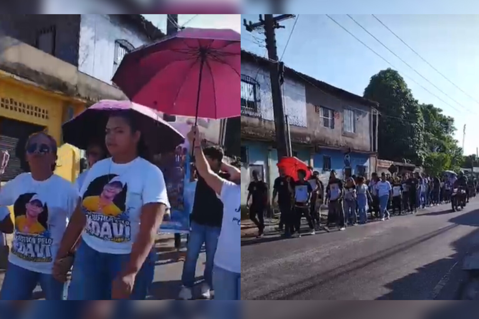 Protesto reúne familiares e amigos de adolescente morto em abordagem policial no Pará