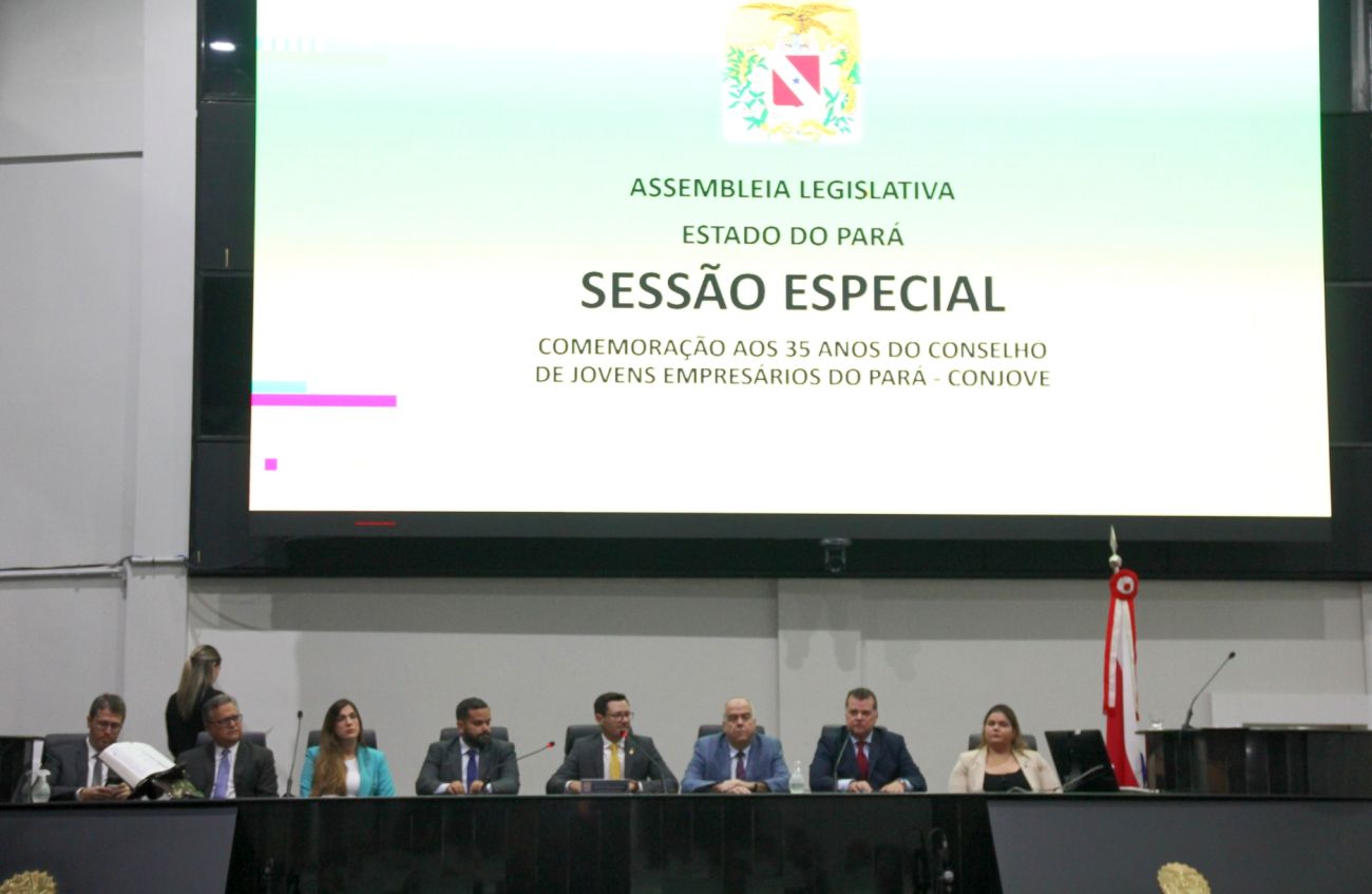 Sessão especial na Alepa homenageia os 35 anos do Conjove