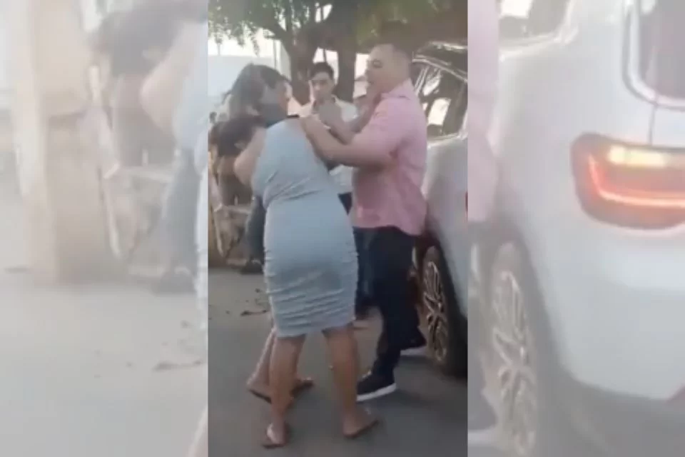 Vídeo: delegado dá tapa em mulher após se envolver em acidente de trânsito