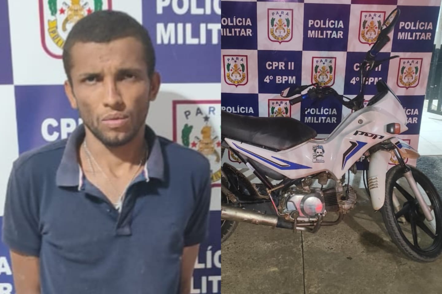 Homem é detido por populares ao tentar furtar moto em Marabá