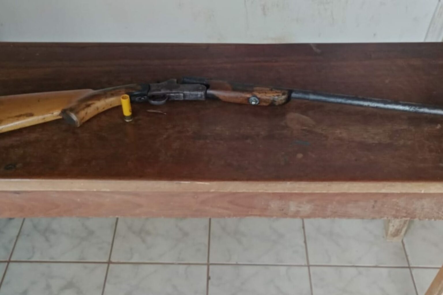 PM prende homem e apreende arma de fogo em Santana do Araguaia