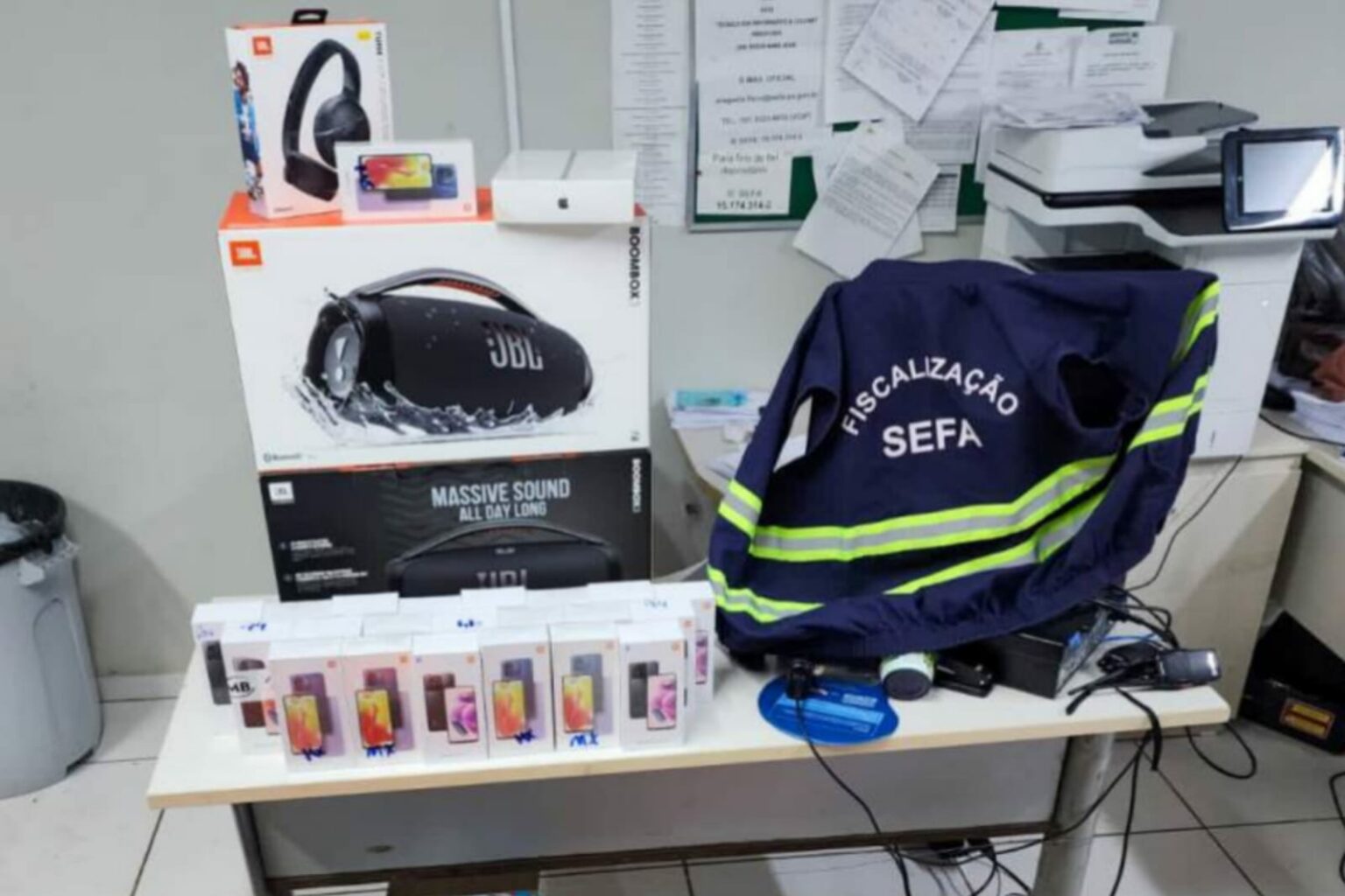 Sefa apreende 216 celulares em Conceição do Araguaia