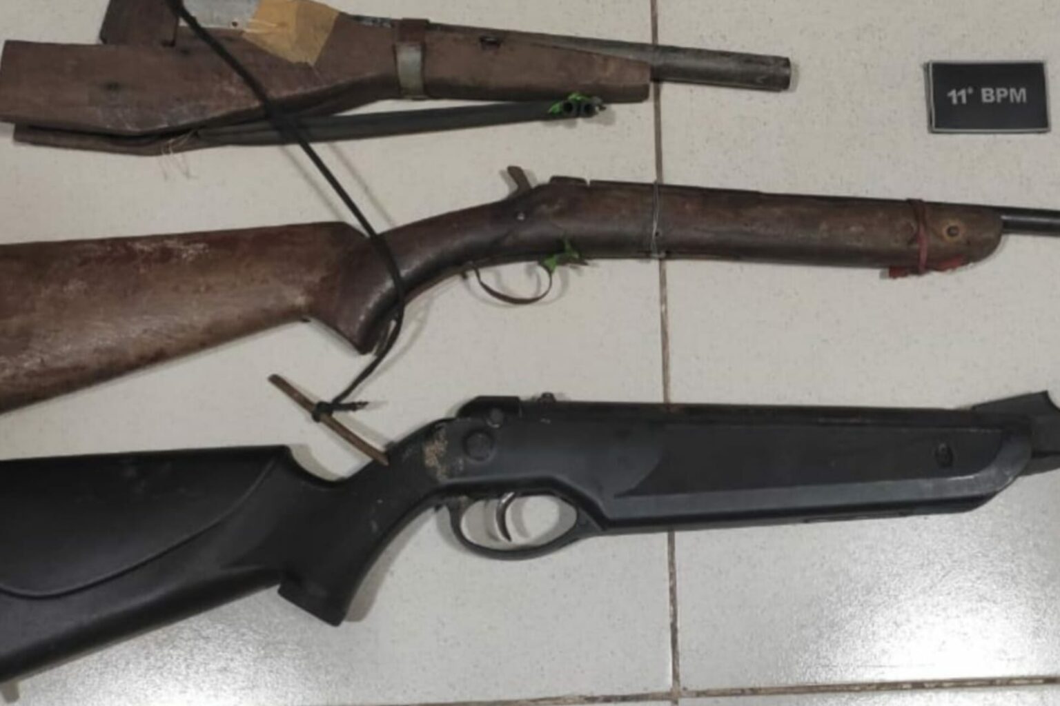 PM apreende três armas de fogo no nordeste do Pará