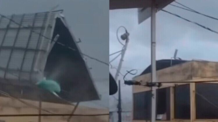 Vídeo: forte chuva destelha casas em Curionópolis