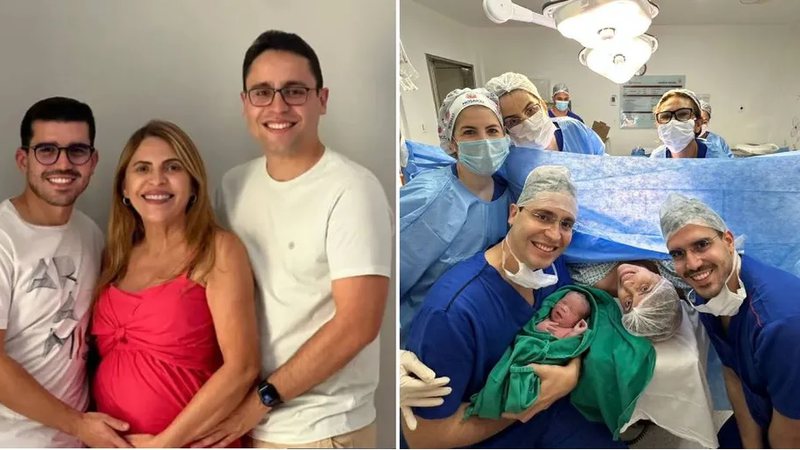 Casal gay tem filho gerado pela mãe de um deles