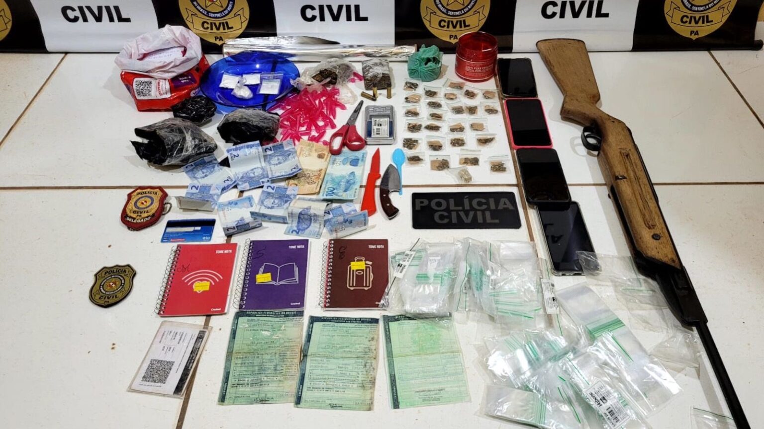 Polícia Civil prende 10 pessoas em operação contra drogas e associação criminosa