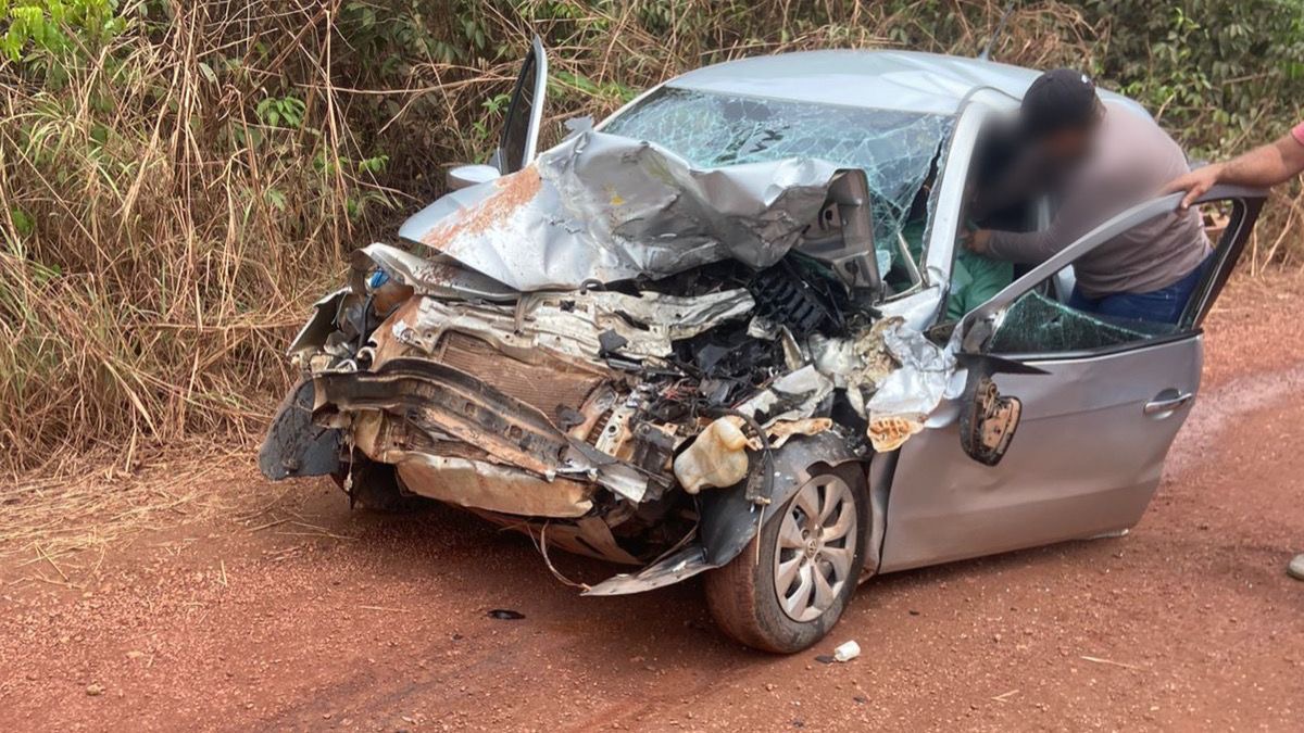 Vídeo: acidente entre carros deixa duas pessoas feridas em Jacundá
