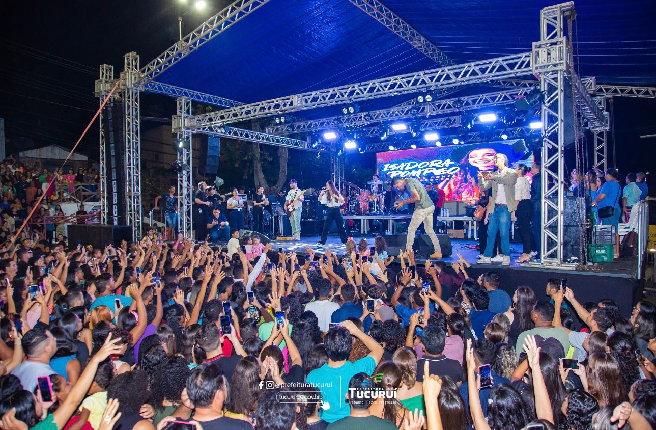 Atrações de evento gospel encantam o público em Tucuruí