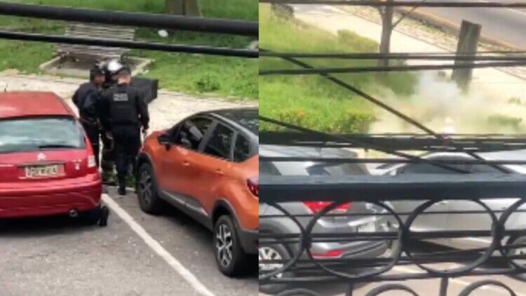 Vídeo: polícia detona suposta bomba perto do Ministério Público em Belém