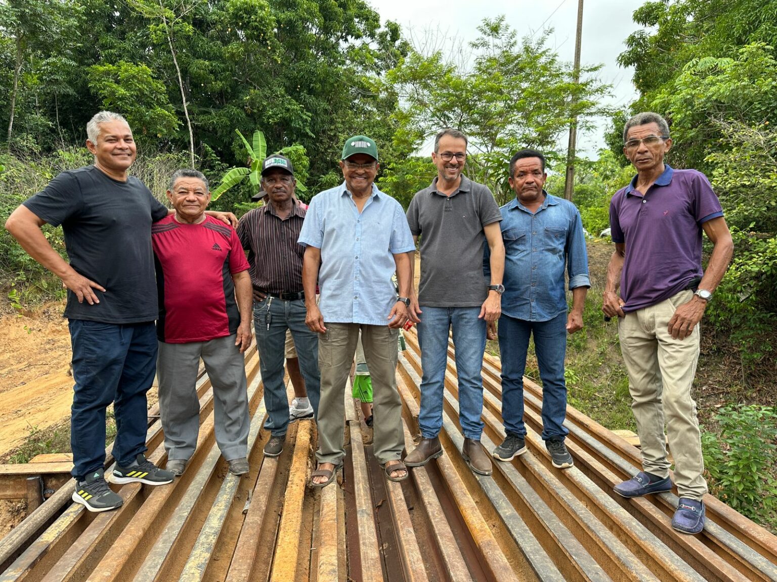 Luciano Dias visita obras da nova ponte da Vila Carrapato, em Marabá