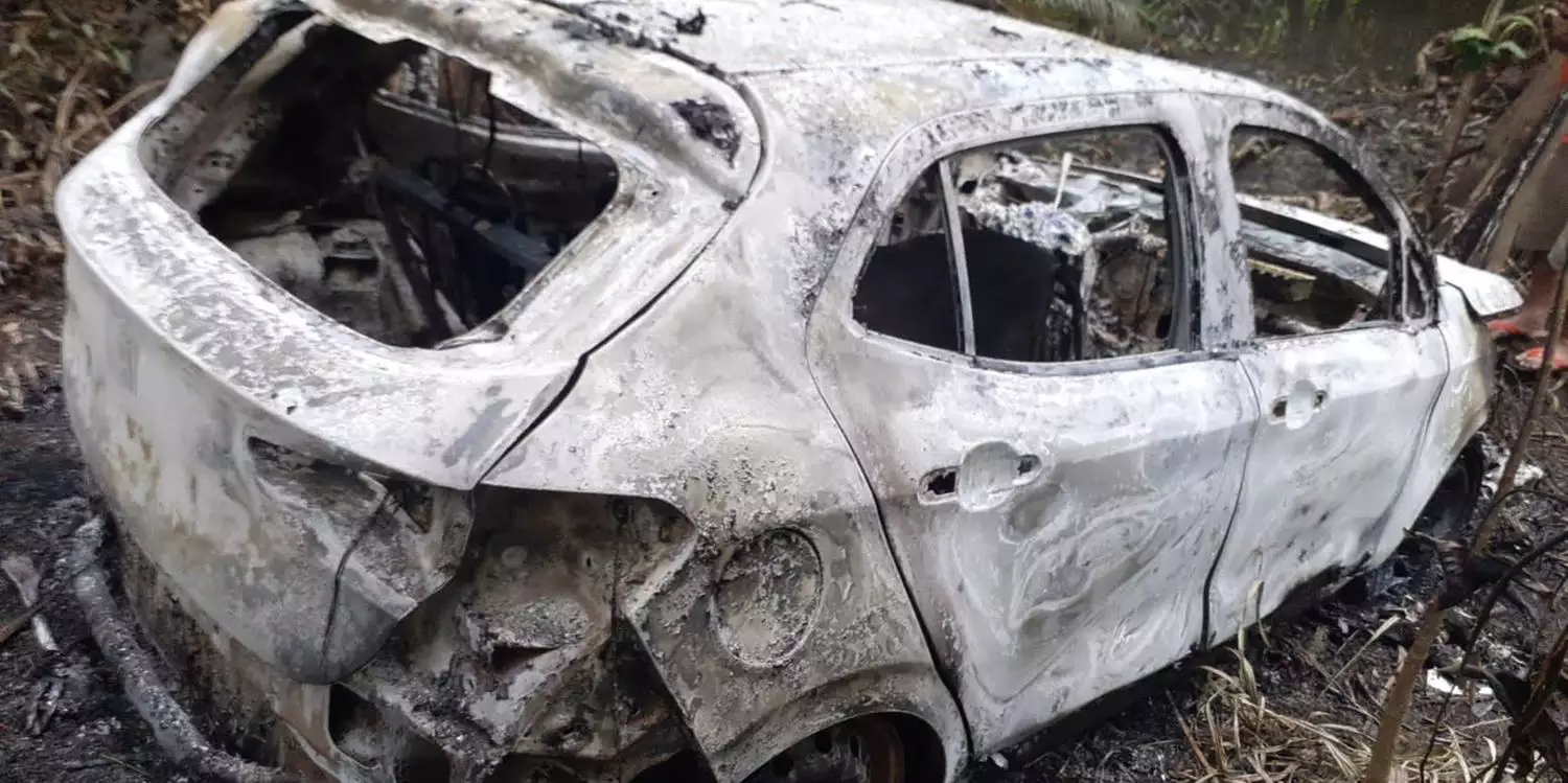 Carro de motorista de aplicativo desaparecido é encontrado incendiado no Pará