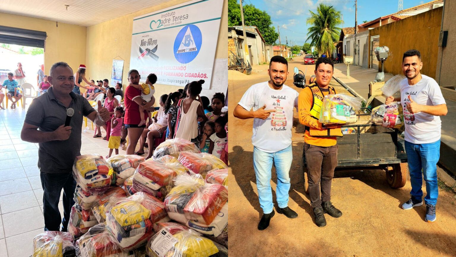 Ação social distribui 1.536 cestas de alimentos em Itupiranga