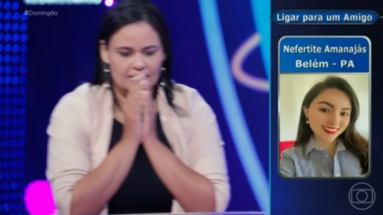 Paraense ajuda amiga a ganhar R$ 1 milhão no Domingão com Huck