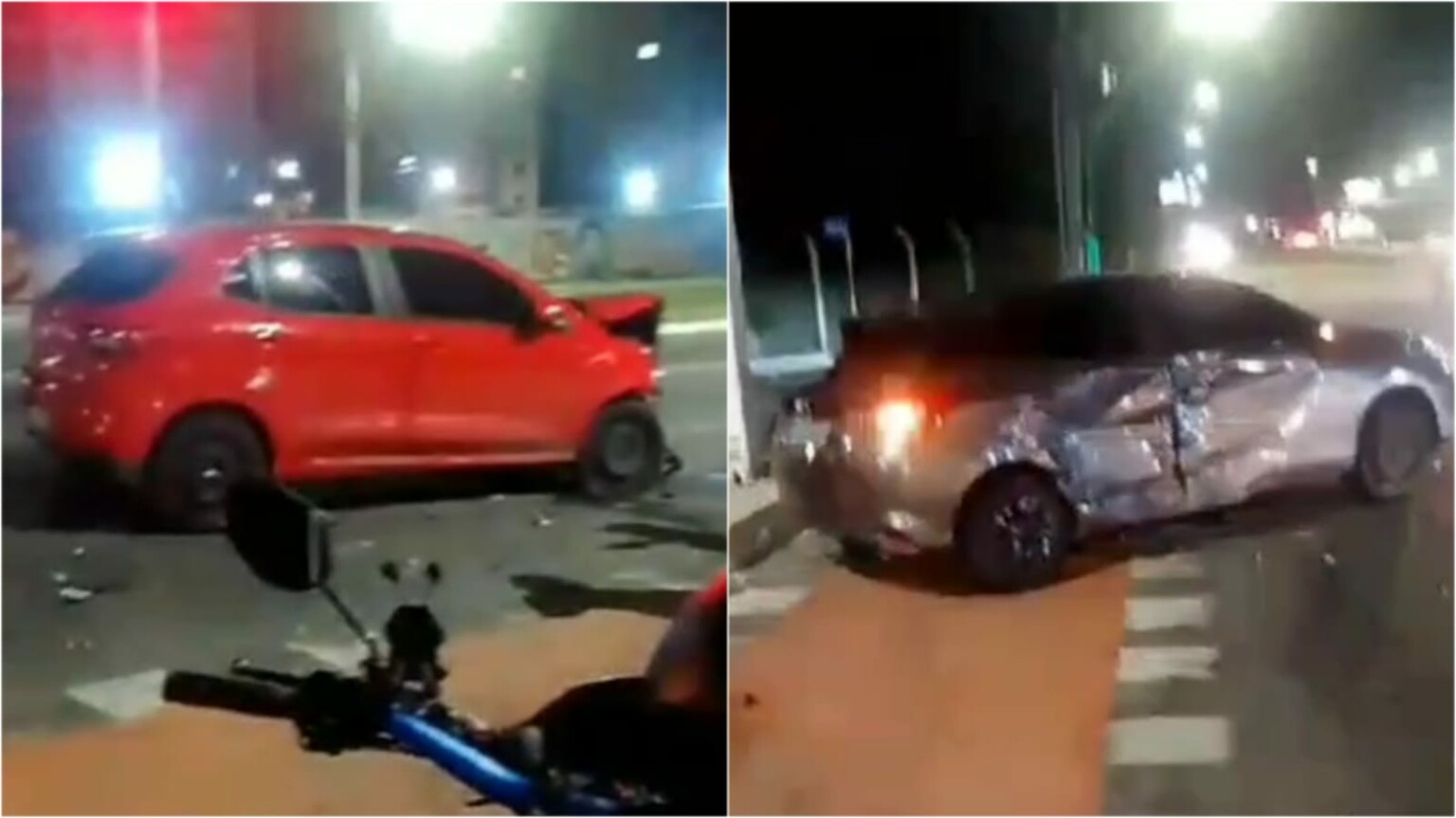 Acidente no Pará deixa uma pessoa ferida e carros destruídos
