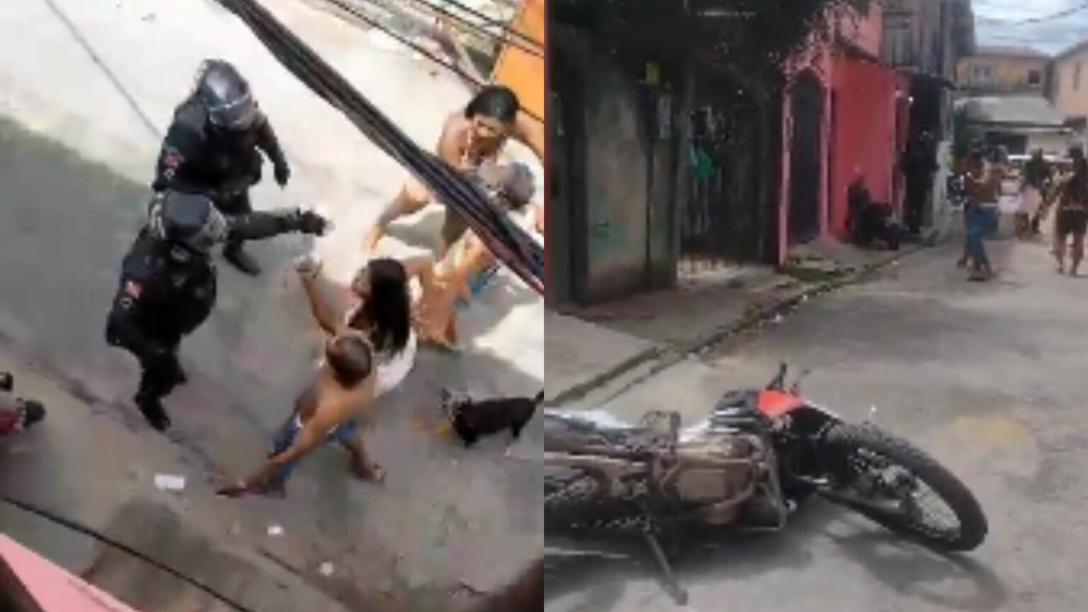 População cerca polícias militares durante abordagem no Pará