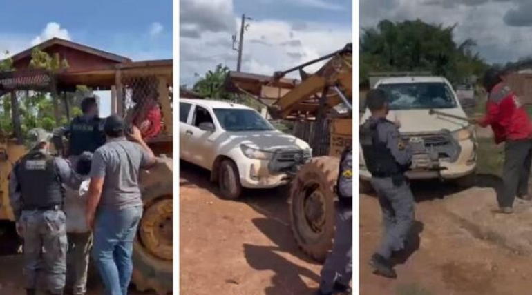 Juíza manda soltar fazendeiro que destruiu viaturas da Sema