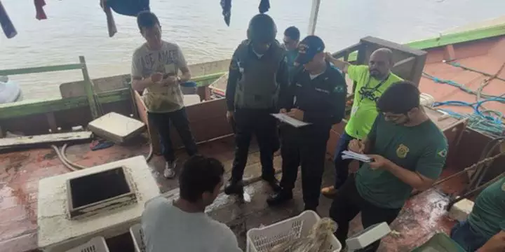 Marinha do Brasil apreende seis toneladas de pescado este ano