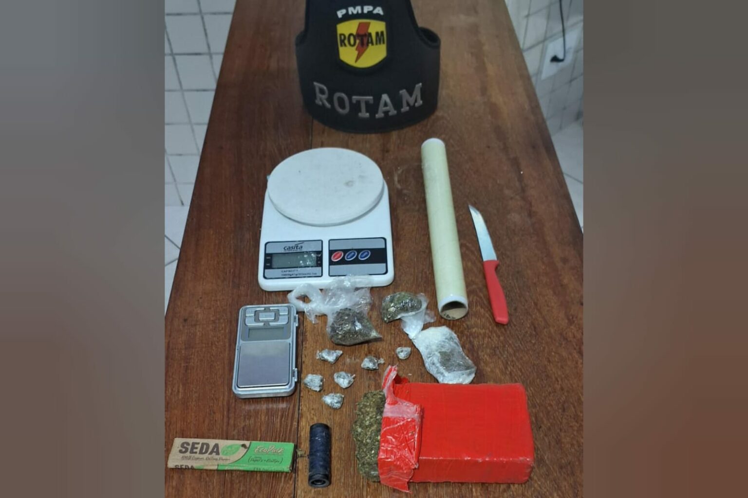 PM desarticula ponto de tráfico de drogas no Pará