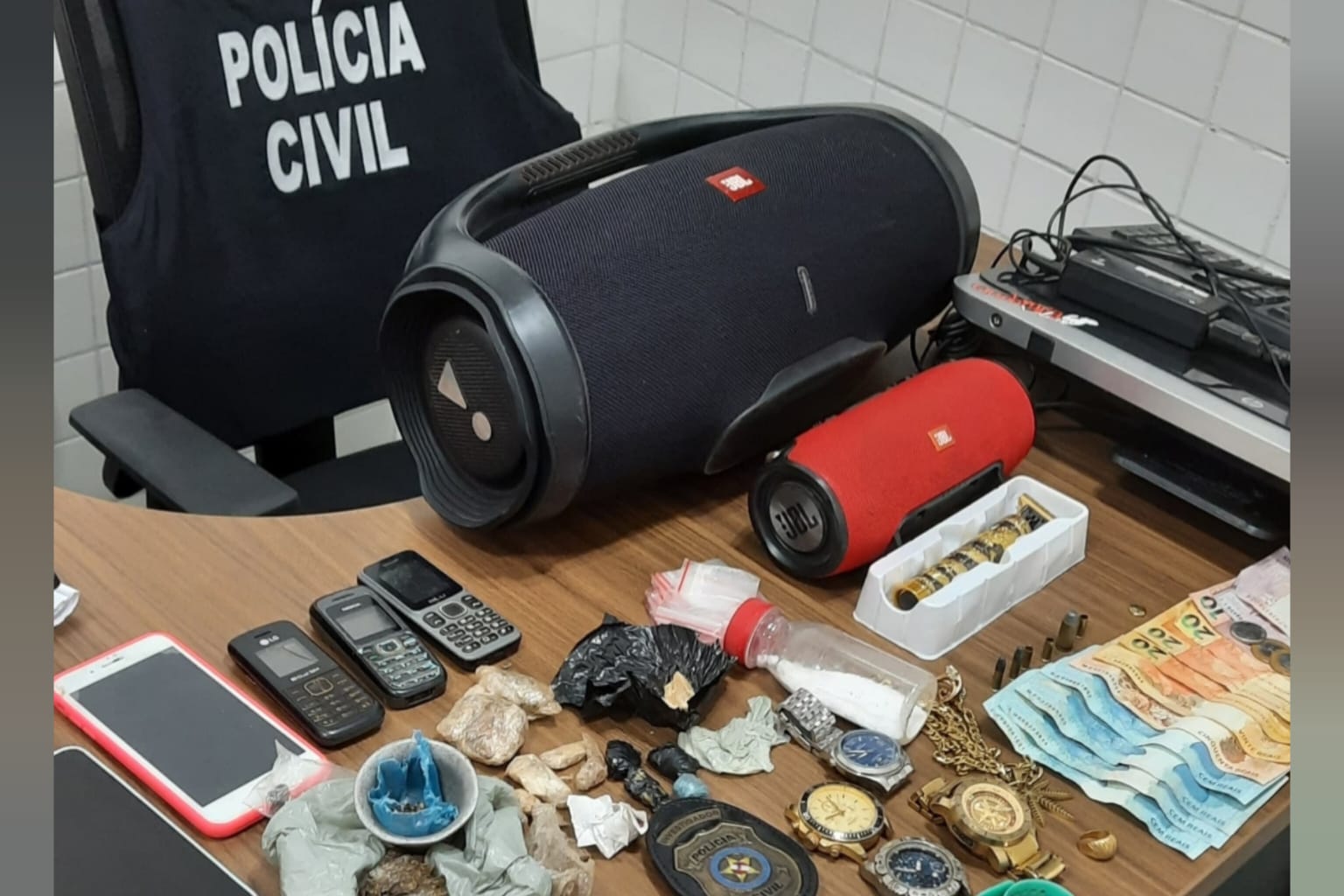 Homem é preso por tráfico de drogas e posse de munições em Xinguara