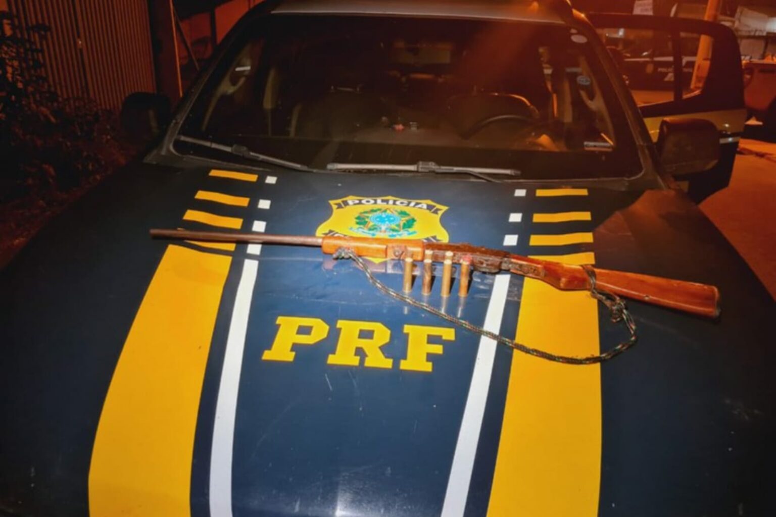 PRF apreende arma de fogo e munições em Marabá