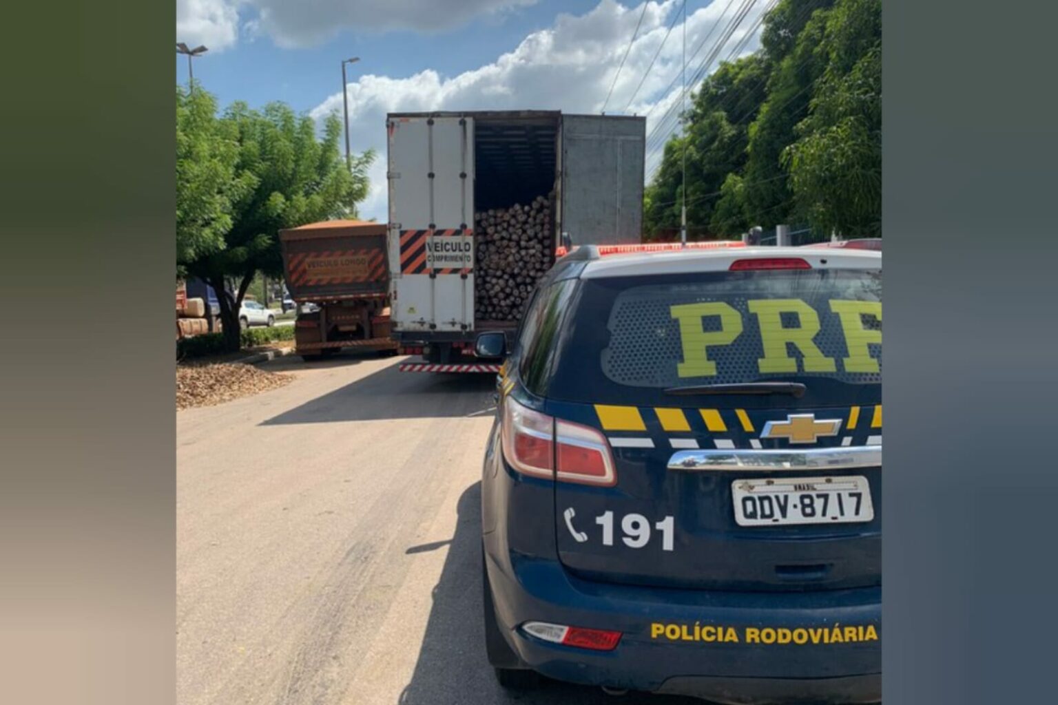 PRF apreende 82 m³ de madeira ilegal em Marabá