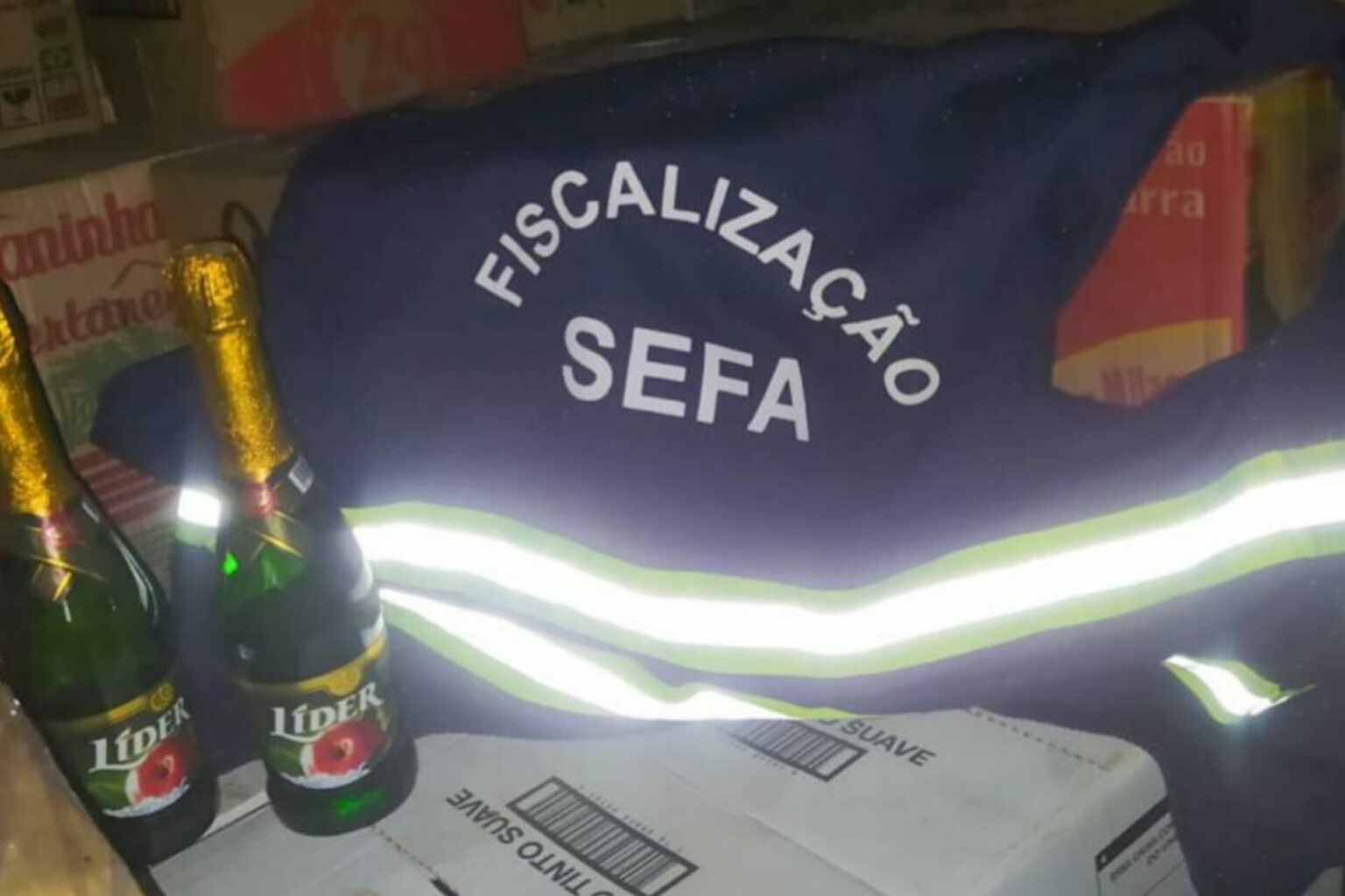 Sefa apreende mais de 2 mil garrafas de bebida quente em Conceição do Araguaia