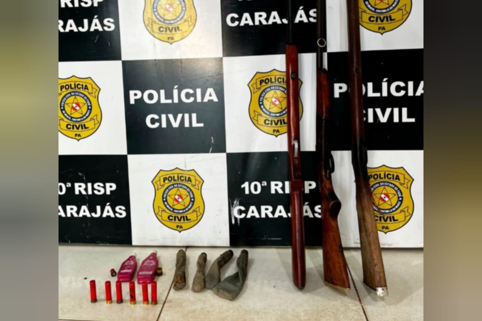 Polícia Civil prende três homens por porte ilegal de arma em Marabá
