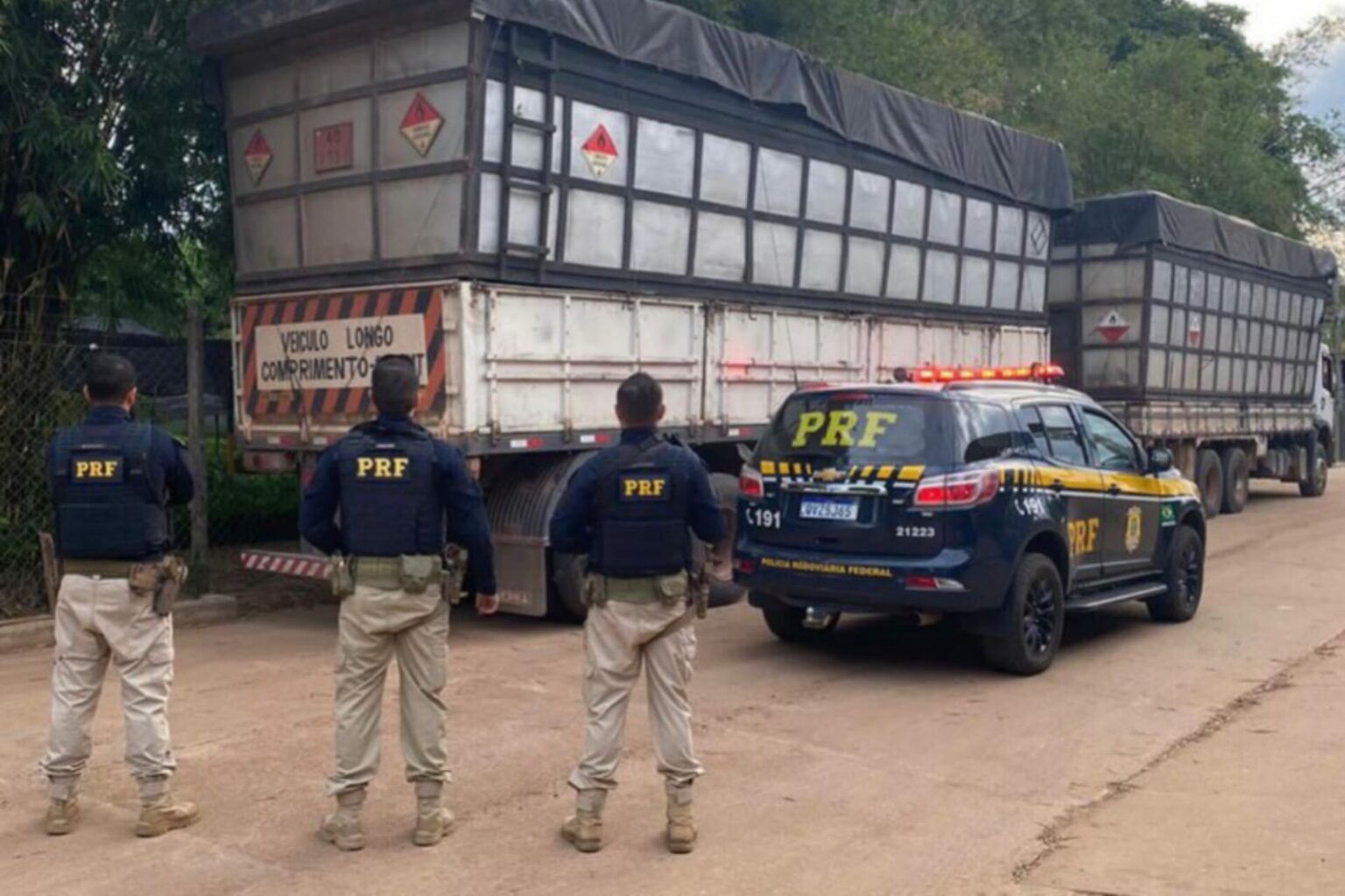 PRF apreende 80m³ de carvão ilegal em Marabá
