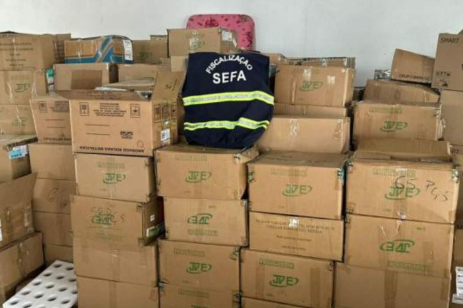 Sefa apreende mais de R$ 8 milhões em equipamentos eletrônicos no Pará