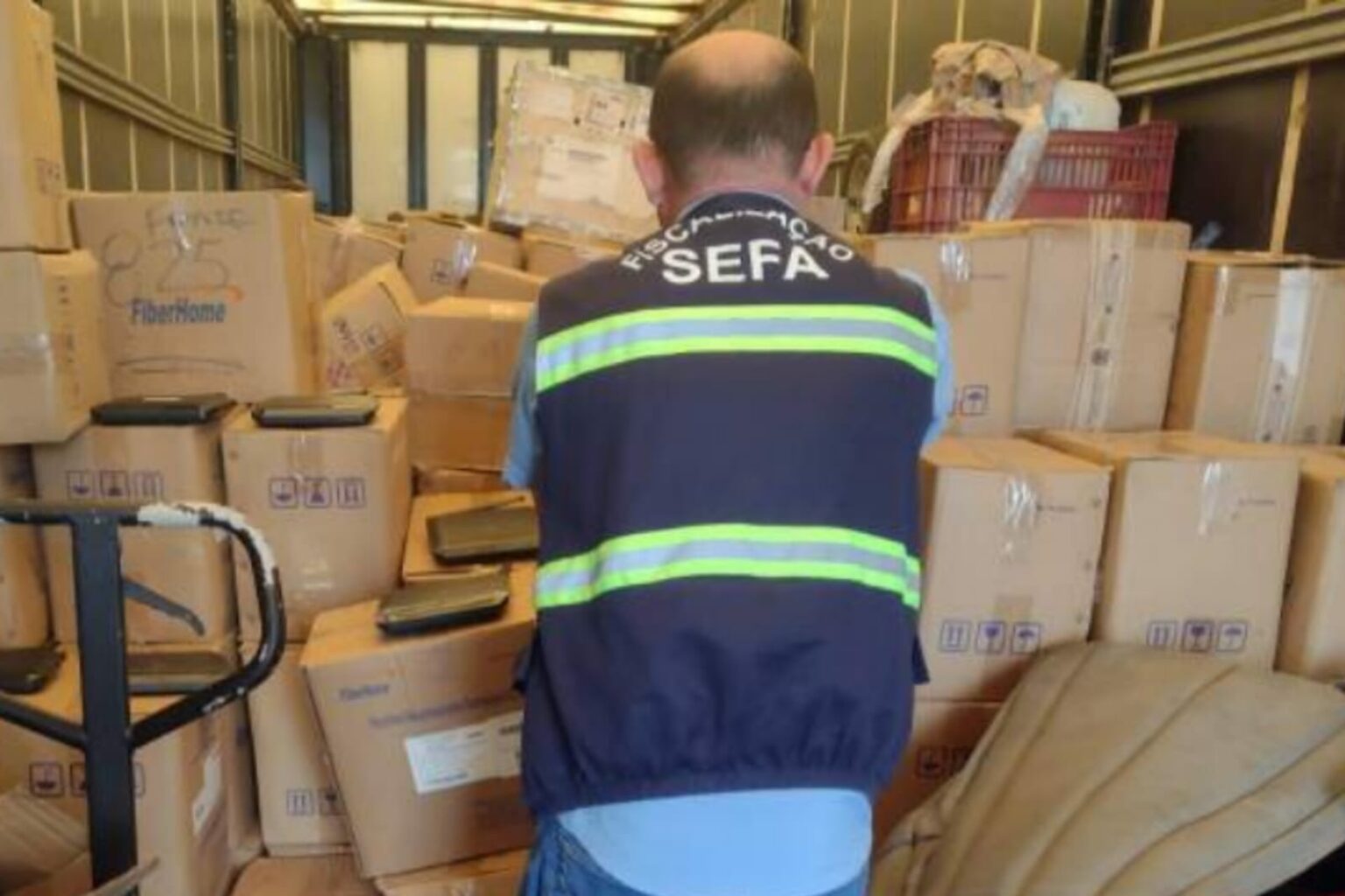 Sefa apreende mais de R$ 1 milhão em roteadores de wi fi em Dom Eliseu