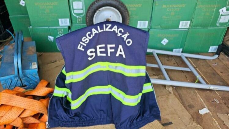 Sefa apreende 552 garrafas de uísque no Pará