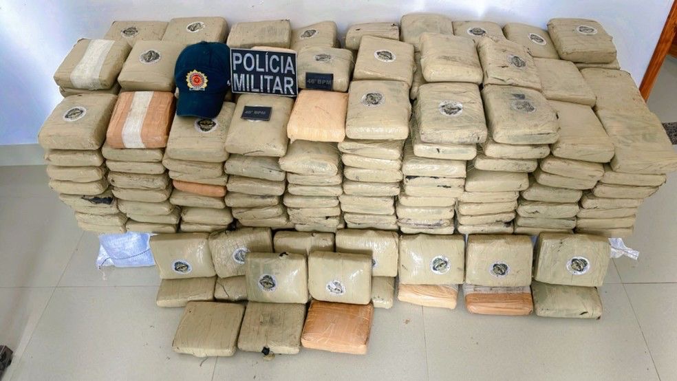 Quase 400 kg de maconha são encontrados escondidos em caminhão, no Pará