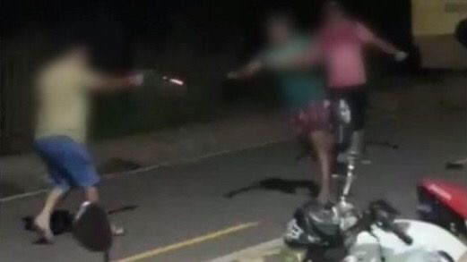 Tentativa de homicídio é filmada por testemunha em Brasil Novo