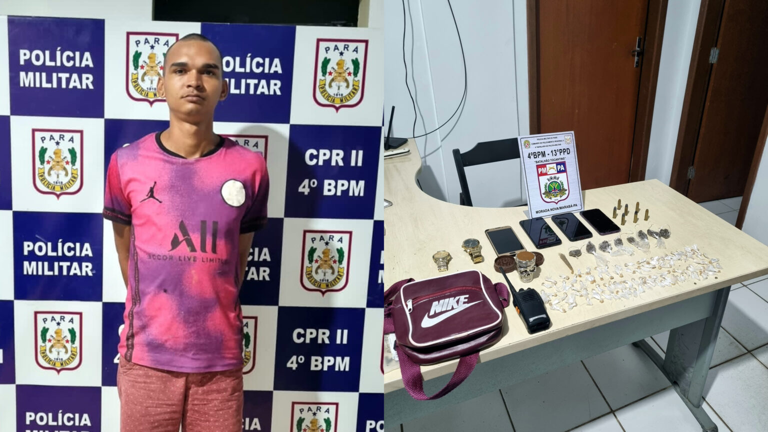 Jovem é preso suspeito de tráfico de drogas em Morada Nova