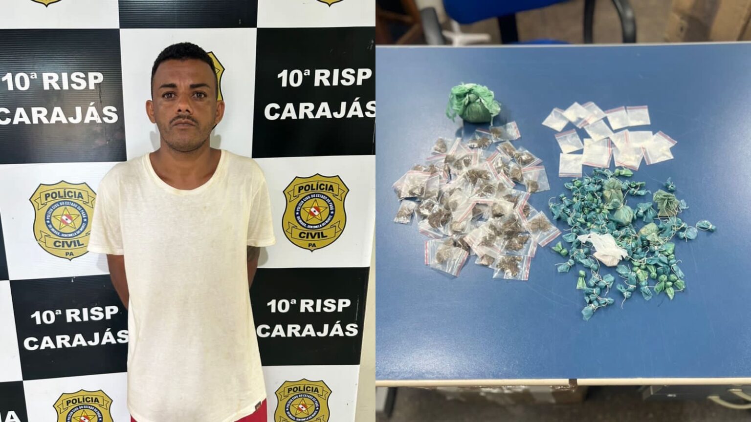 PM prende dois indivíduos por tráfico de drogas na ‘Vila do Rato’, em Marabá