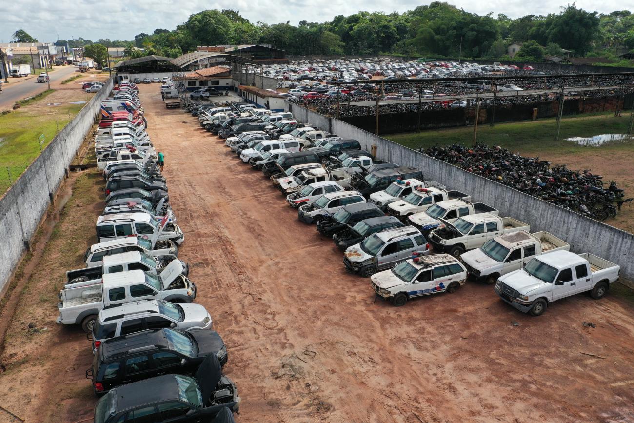 Detran realiza leilão de veículos com lances a partir de R$ 50