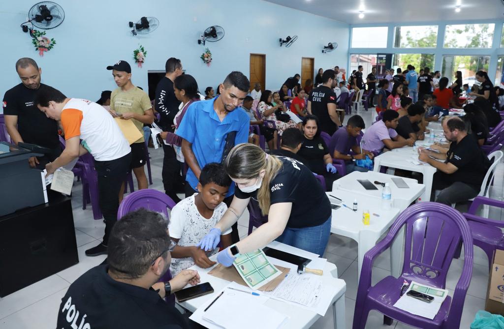 Ação social da Polícia Civil emite 170 RGs em Marabá