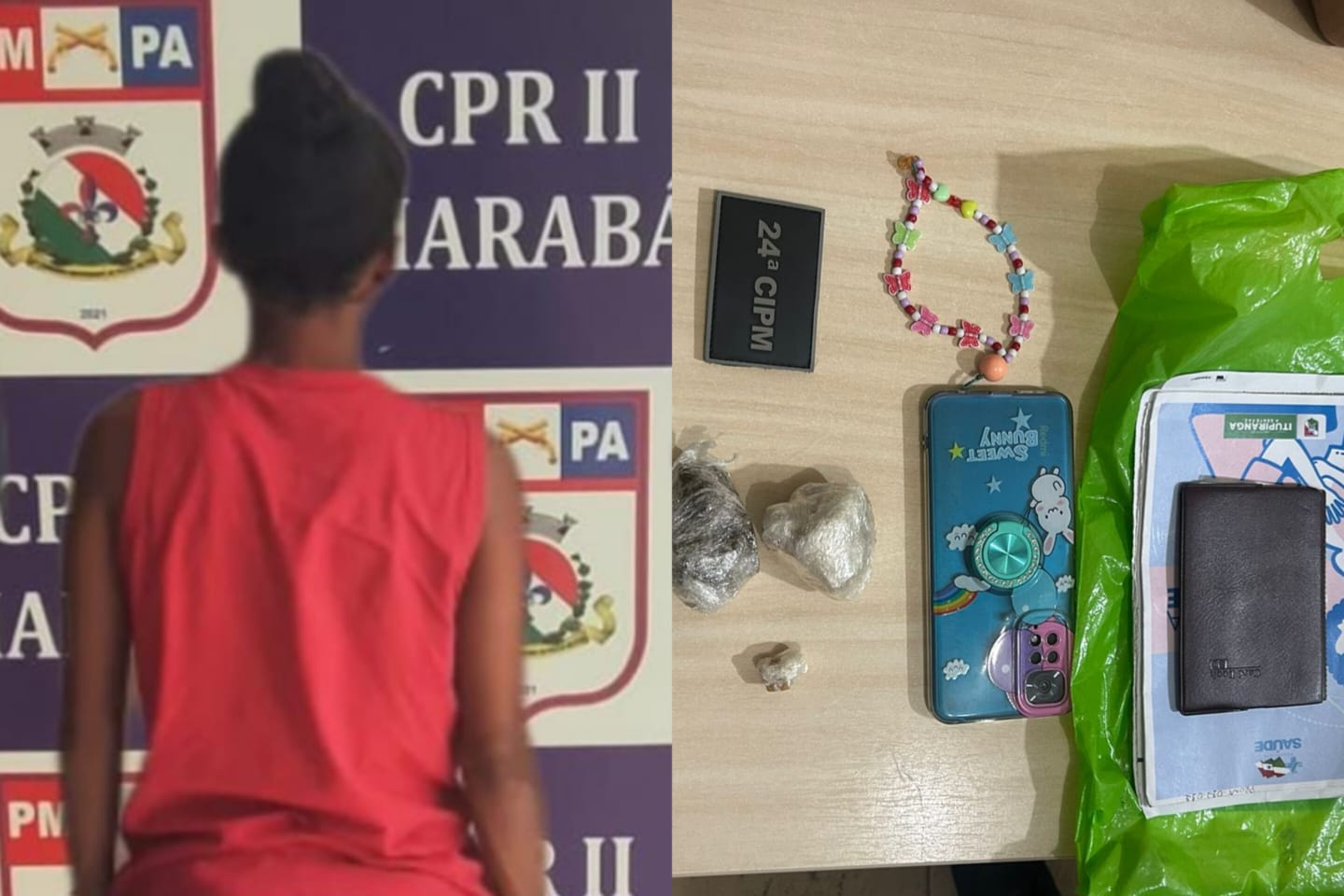 Mulher grávida é presa com drogas dentro de van em Itupiranga