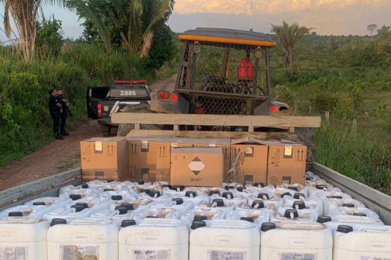 Trio é preso por uso ilegal de agrotóxicos em São Geraldo do Araguaia