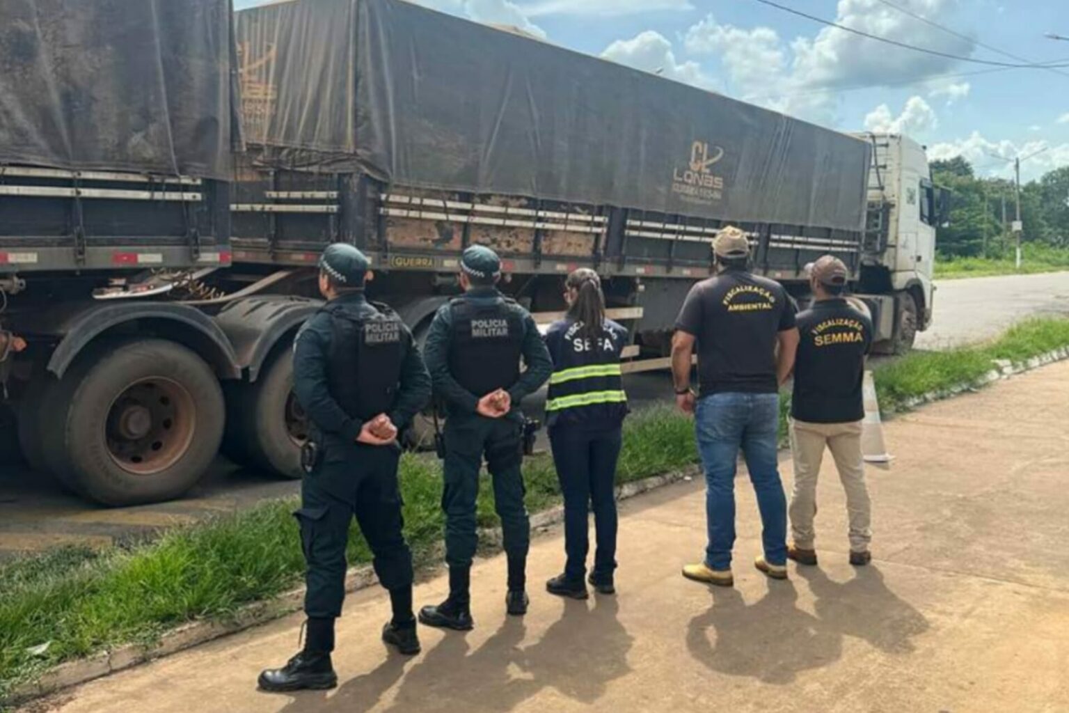 Sefa apreende 50 toneladas de madeira em Conceição do Araguaia