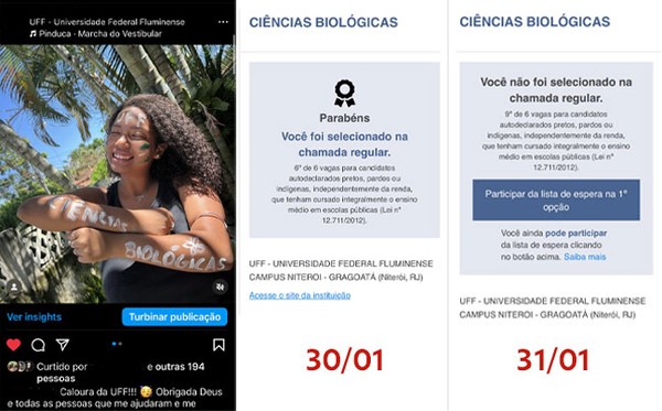 Após falha no site do Sisu, aprovados ‘perdem’ vaga no dia seguinte